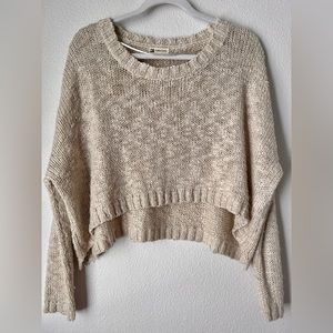 Cotton Candy Cream Knit Sweater
